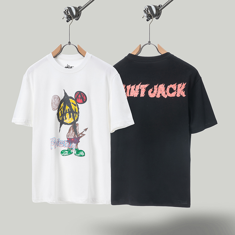 TRAVIS SCOTT短袖2025夏季新款TS联名KAWS藤原浩美式嘻哈潮流T恤