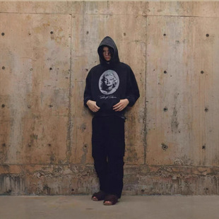 SEE THE MIRAGE玛丽莲梦露人物肖像水洗连帽衫卫衣美式潮牌男女款