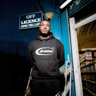 Drama Call卫衣套装薄绒运动欧美明星同款UKDRIPDRILL嘻哈街头潮
