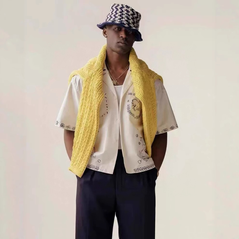 Aime Leon Dore  lesvos CroppedCamp Shirt美式潮牌夏季短袖衬衫