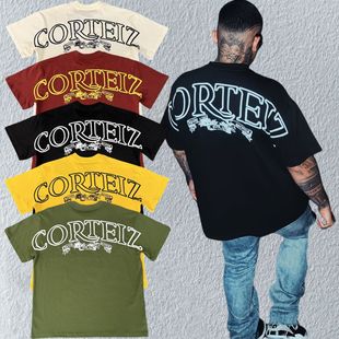 T恤 街头潮流短袖 高版 本CORTEIZ恶魔岛ROYALE限定背后字母印花美式