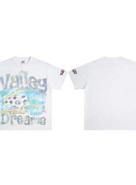 Vale Forever FUTBALL美潮时尚街头欧美潮牌印花短袖T恤男女同款