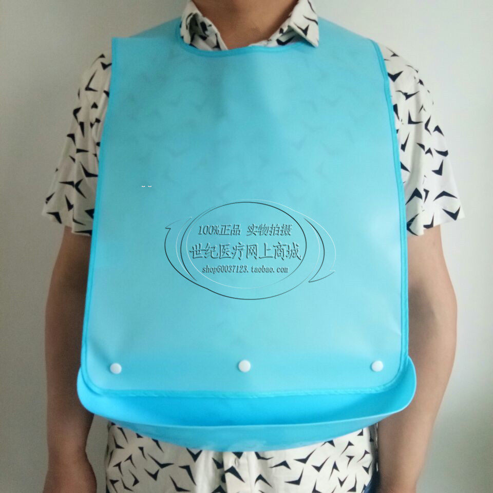 成人围嘴老人吃饭用的围兜硅胶饭兜防水口水巾大人防漏老年人专用