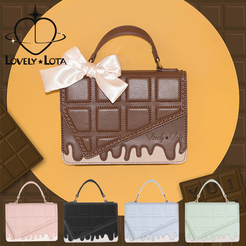 原创正品方糖巧克力lolita斜挎包