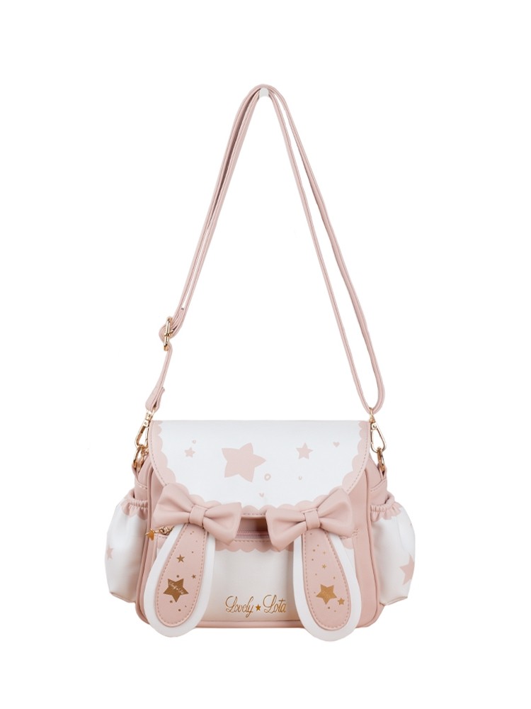 Small Rabbit Crossbody Shoulder Bag with Star and Moon - Product image 2