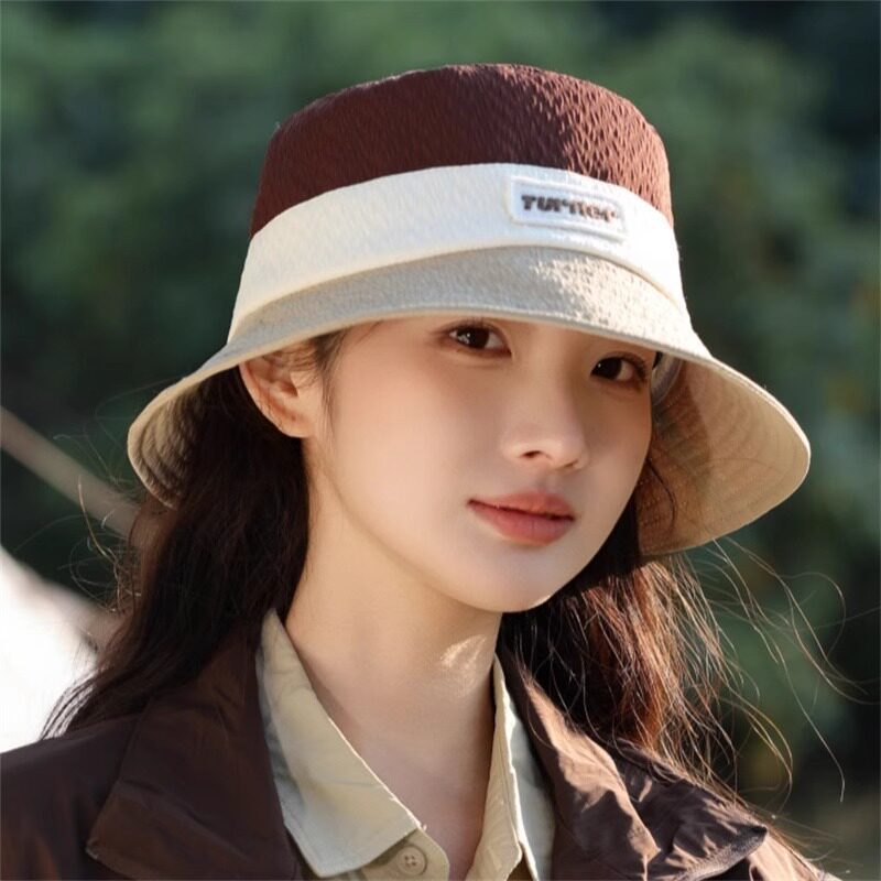 新款韩版夏季女渔夫帽防紫外线户外速干登山帽ins百搭显脸小盆帽