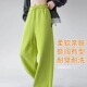 直筒宽松显瘦休闲阔腿裤 美式 女秋冬秋冬新款 实拍广场舞香蕉运动裤