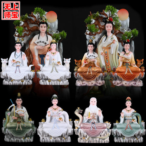 铭昌汉白玉蟒天龙胡天霸神像工艺