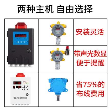 高档工业可燃气体探测报警器商用天然气检测仪油漆浓度泄露装置控