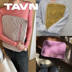 刺绣波浪绗缝设计笔记本内胆电脑包 Bag Laptop TAVN 3款 Daily