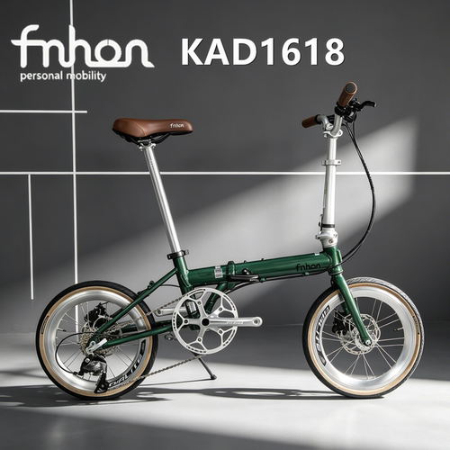 FNHON风行KAD1618 16寸碟刹铝合金超轻折叠车 349超轻碟刹折叠车
