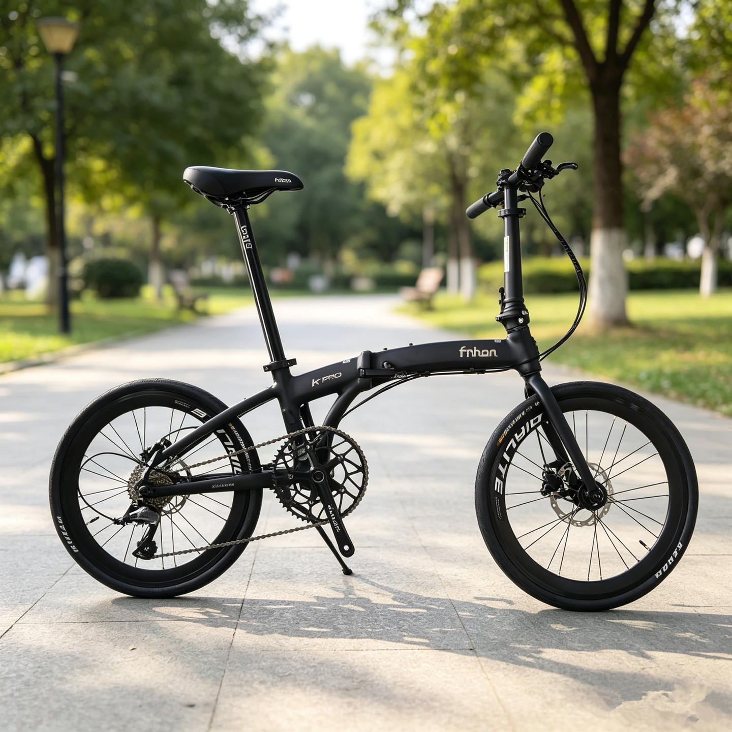 fnhon风行2026新款KPRO2018铝合金折叠自行车20寸碟刹海豚车架