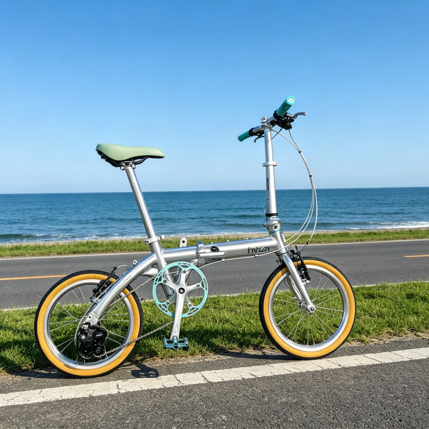 风行bya1401 412超轻折叠车成人儿童便携式14寸V刹自行车成人版