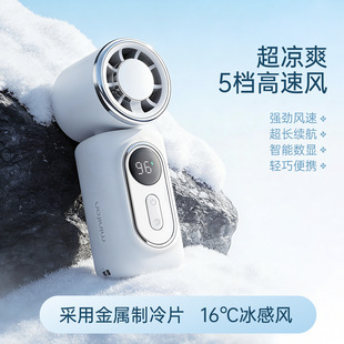 风扇带夹子可旋转180度风头带冰敷min户外车载儿童背包雨伞便携