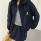 韩国单逗号外套半裙套装 女宽松简约小众运动连帽 女显瘦时尚