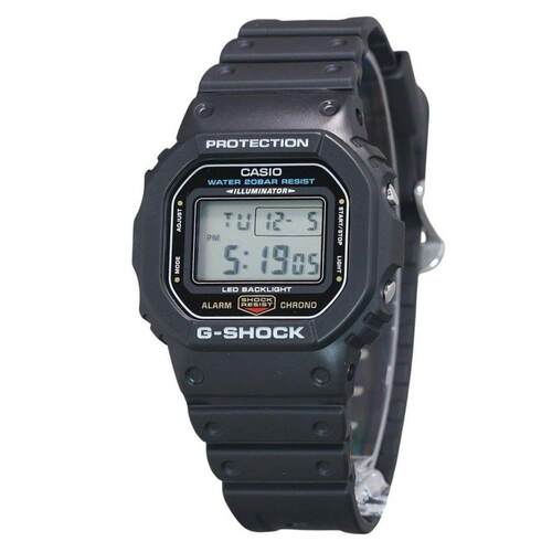 CASIO卡西欧G Shock数字的树脂表带黑色表盘石英DW 5600UE 1 200M