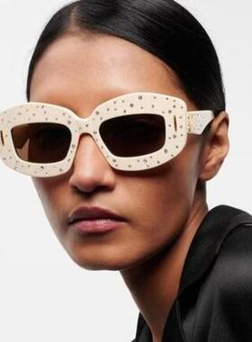 LOEWE罗意威太阳眼镜墨镜LW4114IS 25E白色女眼镜
