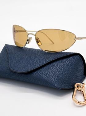 LOEWE罗意威太阳眼镜墨镜LW40164U 32E金色中性眼镜