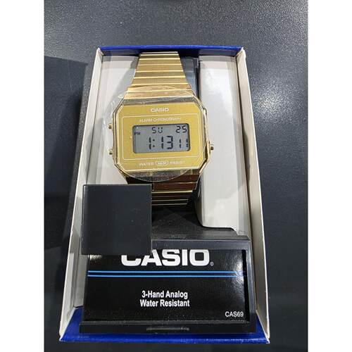 CASIO卡西欧金色复古系列A700WEVG 9AVT无盒