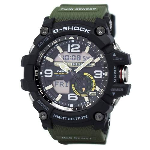 CASIO卡西欧G Shock Mudmaster数字的Twin传感器GG 1000 1A3男士