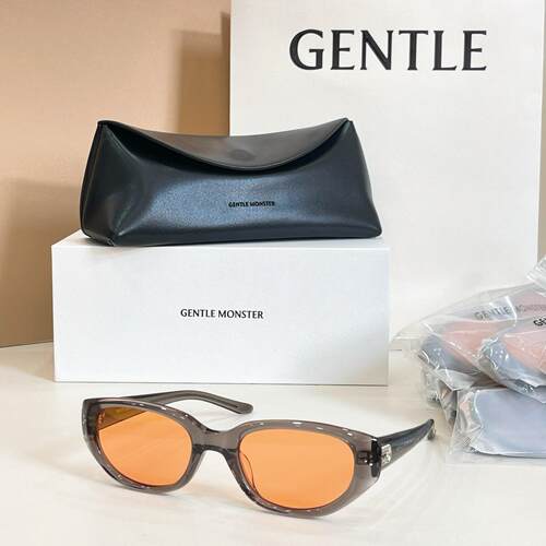 Gentle Monster BONI 55 21 148中性时尚墨镜太阳眼镜灰框架桔色