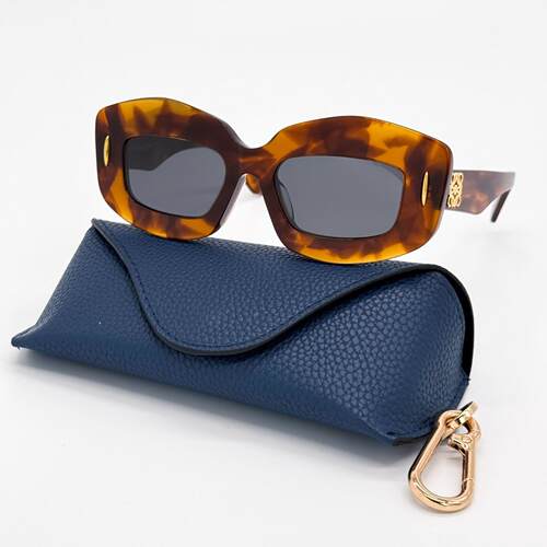 LOEWE罗意威LW40114F 53A太阳眼镜墨镜棕色灰