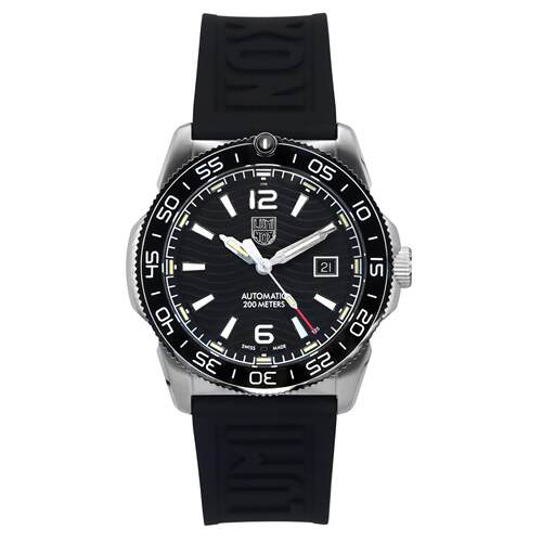 Luminox Pacific潜水橡胶表带黑色表盘自动机械XS3101 200M男士