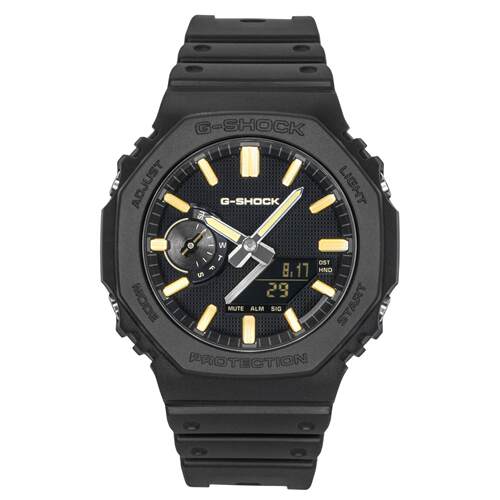 CASIO卡西欧G Shock黑色表盘石英运动200M男士手表GA 2100LXB 1A9