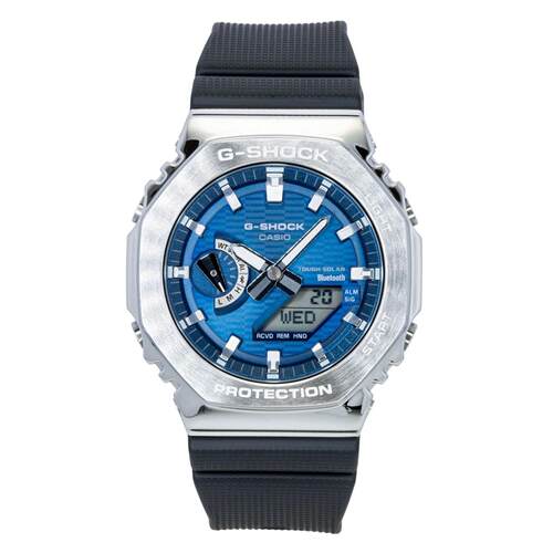 CASIO卡西欧G Shock数字的蓝色表盘太阳能运动男士手表GBM 2100A