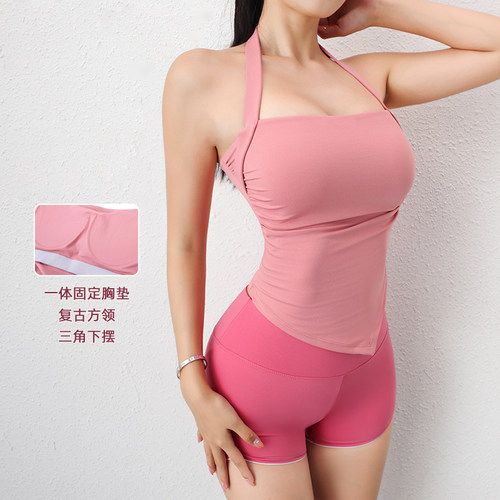 瑜伽文胸防震运动内衣女