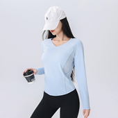 九麦一品运动上衣跑步速干健身服普拉提长袖 外穿瑜伽服女2026新款