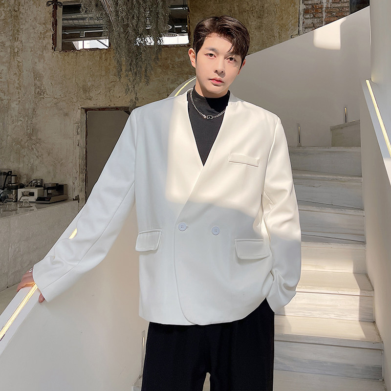 高级感西装男韩版潮流雅痞小西装休闲西服外套男新款H1572P125，男装西服，星座1114（原A254）