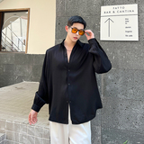 高级感垂感宽松法式长袖衬衣男韩版轻熟薄款衬衣潮H1862P75，男装衬衫，星座1114（原A254）