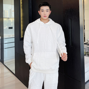 设计感高级男装潮发型师网红穿搭一套衣服运动休闲套装H1337 P155图片