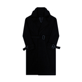 美式复古中长款双排扣加厚毛呢大衣气质显瘦过膝外套潮H2053P230，男装毛呢大衣，电商A254