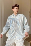 轻奢风发型师个性衬衣夜店工艺演出表演衬衫团购服装H1152P78，男装衬衫，星座1114（原A254）