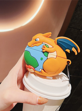 原创精品宝可梦喷火龙地球上投适用华为freebuds7i保护套free buds6i耳机保护壳5i卡通立体保护壳