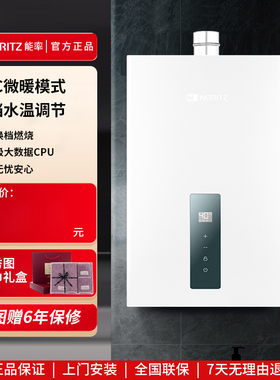 NORITZ/能率GQ-16EWY1FEX/13EWY1FEX 燃气热水器智能恒温强排16升