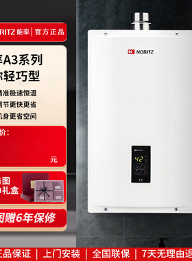 NORITZ能率GQ-11A3FEX燃气热水器11升恒温小尺寸迷你强排低压启动
