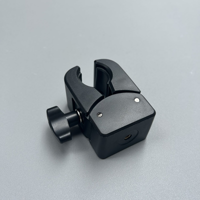 加厚蟹钳夹1/4英制螺丝通用旋转直播相机三脚架配件可夹持15-50mm