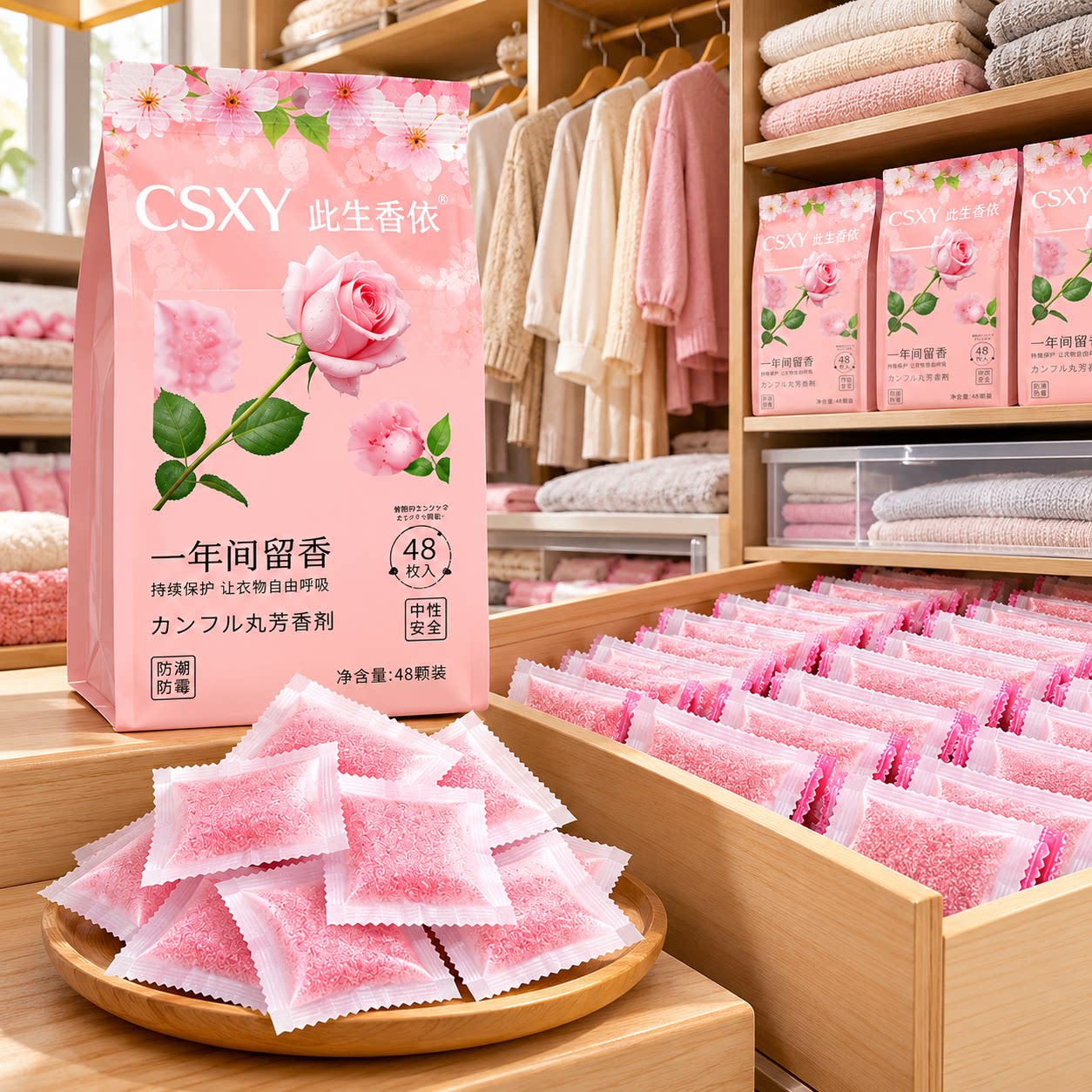 花香樟脑丸防霉防蛀驱虫除螨
