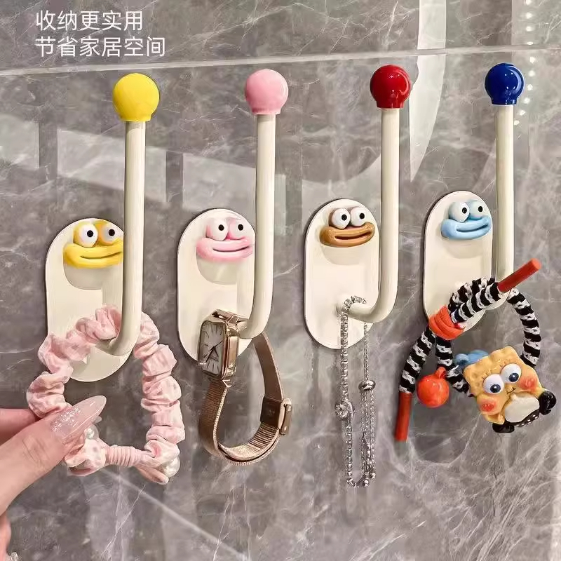 发圈发箍粘钩多巴胺免打孔首饰盒
