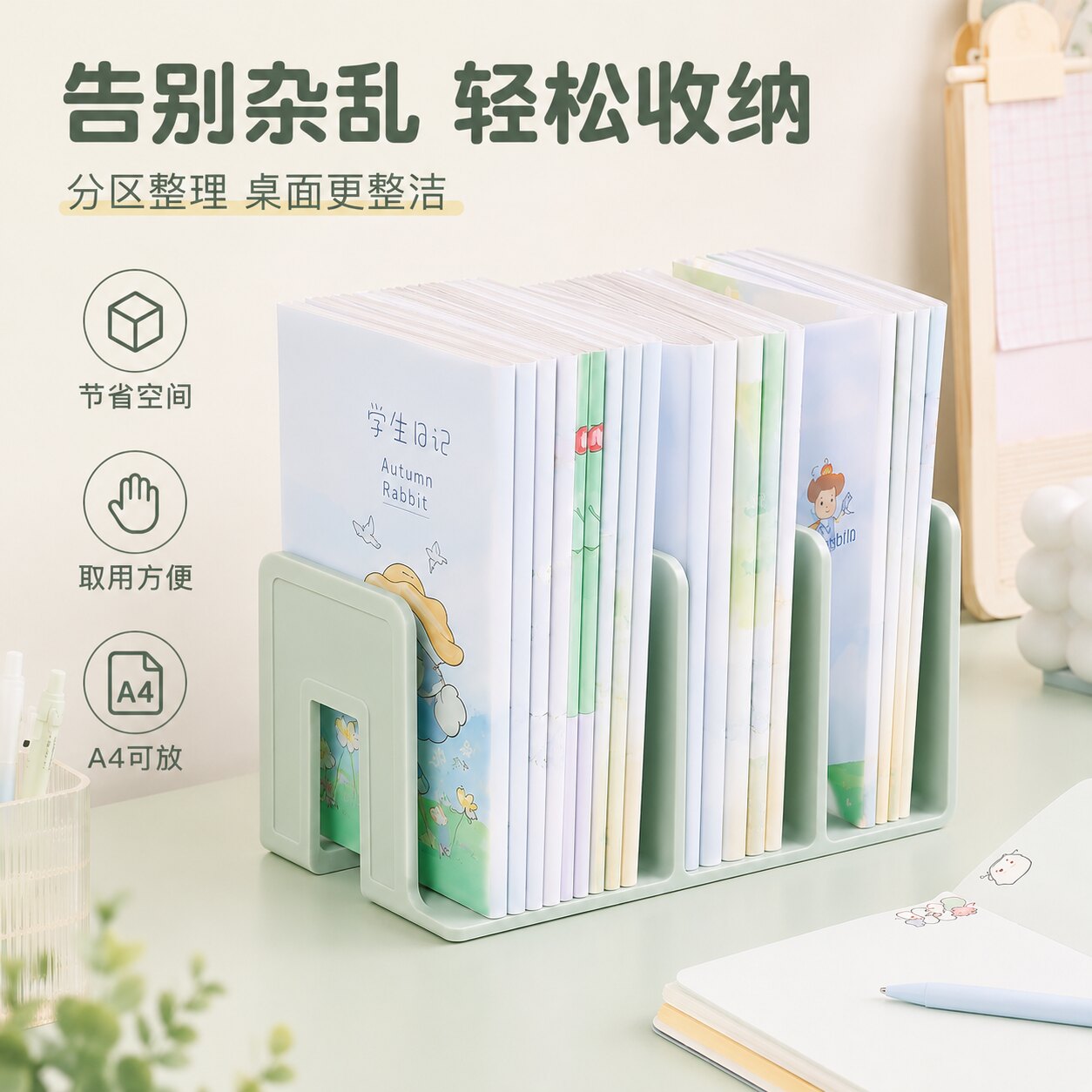 GN-SLJ桌面书立架固定书本