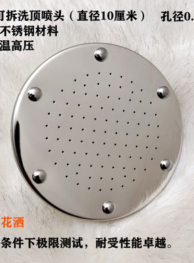 可拆洗不锈钢耐高压耐用型喷头