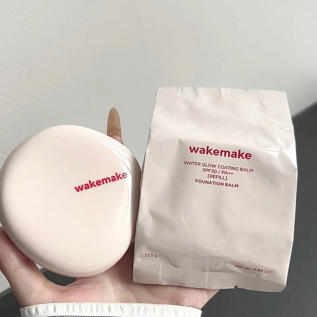 韩国wakemake新款粉糖气垫粉膏