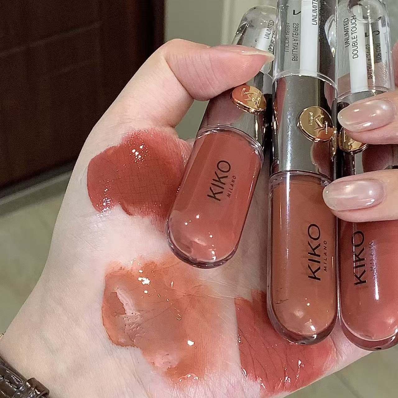 kiko双头唇釉镜面水光唇彩