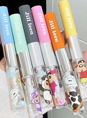 jill leen蜡笔小新联名款双头唇釉哑光镜面丝绒唇泥水光雨衣 宿星