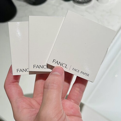 面部控油天然便携吸油纸fancl