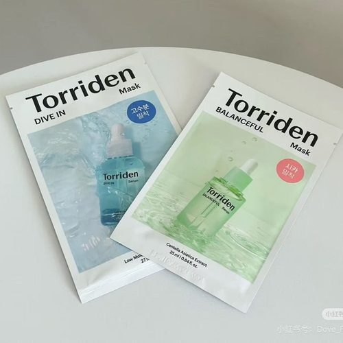 舒缓补水贴片面膜torriden桃瑞丹