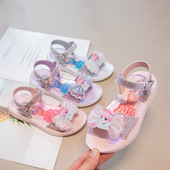 韩版 新款 儿童公主凉鞋 时尚 女童卡通凉鞋 小女孩凉鞋 批发2025夏季